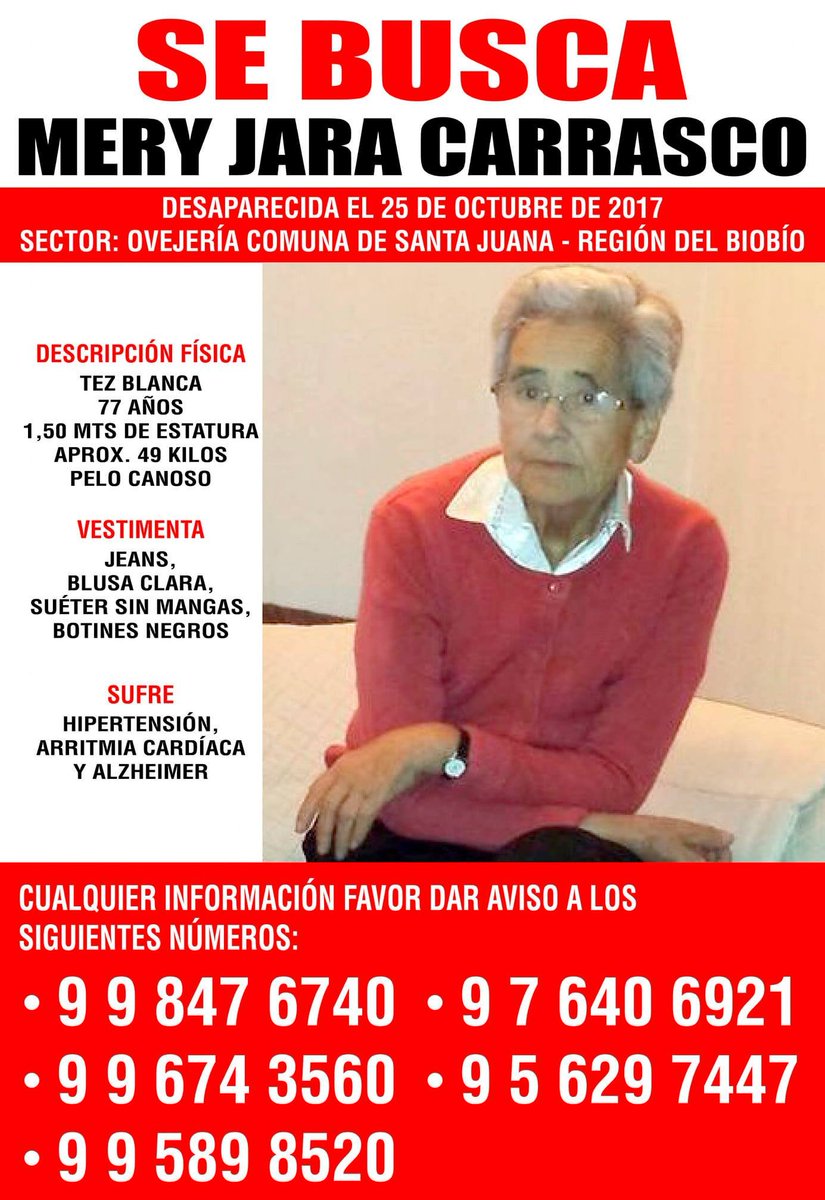 Personas Extraviadas 🇨🇱#LeyExtraviados tweet media