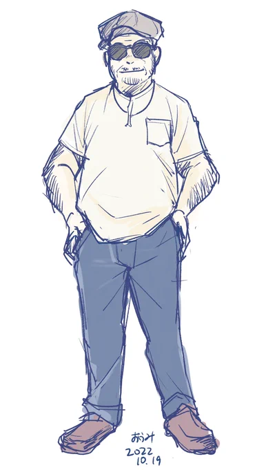 おじ様を描く機会が増えました 