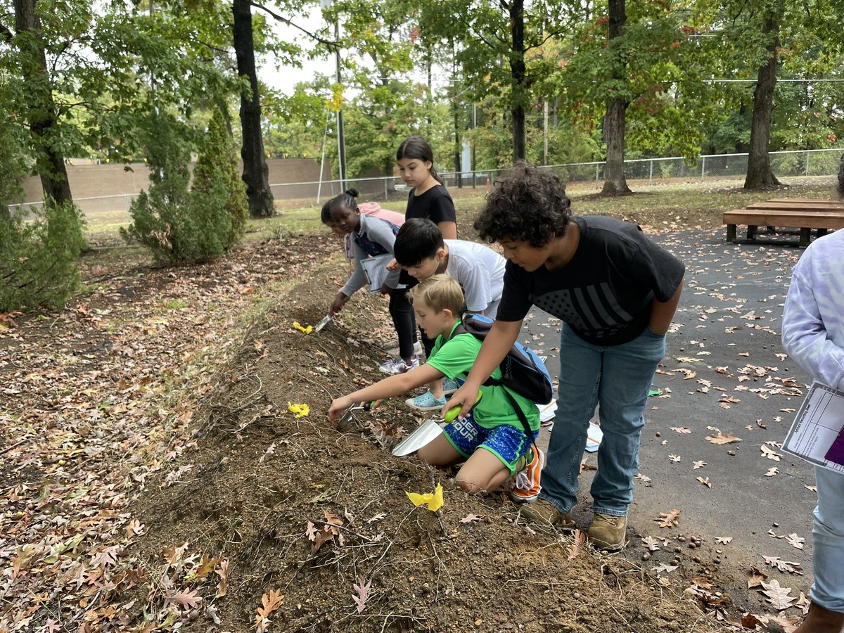 Teachnmomma's tweet photo. Fourth graders @PinchbeckESRays put their archeologists 🧢 on with an artifact dig simulation. ⛏@HCPS_Innovates @HenricoHistory #authenticandconnected #criticalthinking https://t.co/TbLOtoLuwn