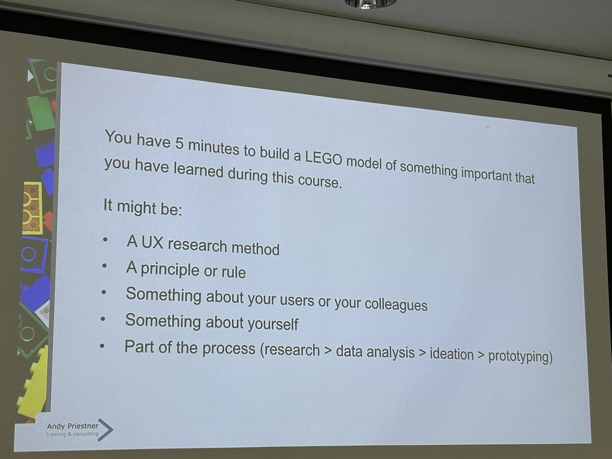 LizWalkleyHall's tweet photo. Feel like I’ve come into the workshop at just the right time… 😂
#uxlibs #lego #uxdesign #uxlibraries https://t.co/VYH1vHBsZp