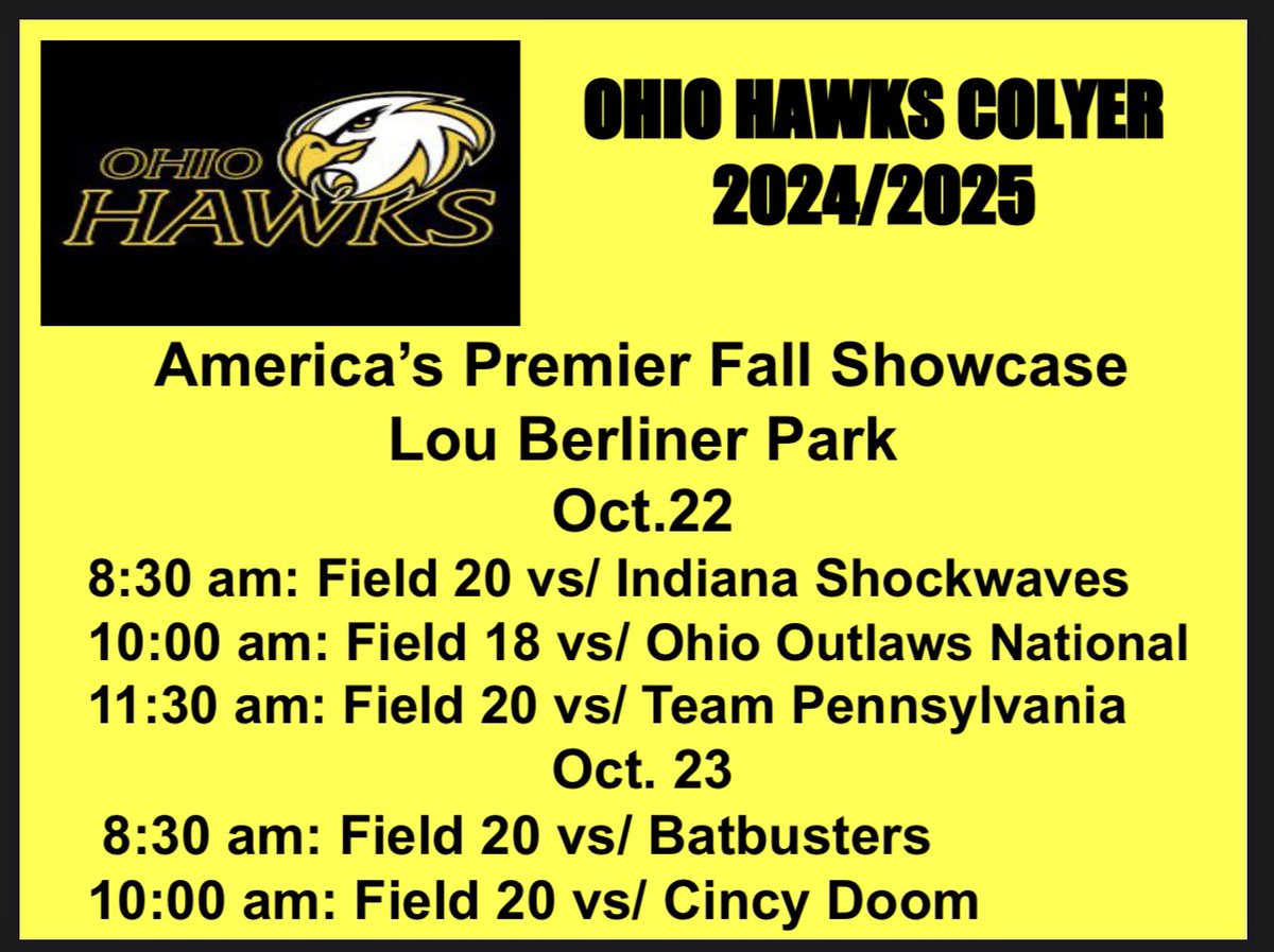 Hoping for a warm up for this coming weekends games. Let’s Go Hawks💪🏼🥎 <a href="/CapUSoftball/">Capital University Softball</a> <a href="/UFOilerSoftball/">Findlay Softball</a> @DCSBJACKETS <a href="/TiffinUSoftball/">Tiffin University Softball</a> <a href="/AshlandUSball/">Ashland University Softball</a> <a href="/HawksColyer16u/">Ohio Hawks</a> <a href="/DenisonSoftball/">Denison Softball</a> <a href="/CUJacketsSB/">Cedarville Softball</a>