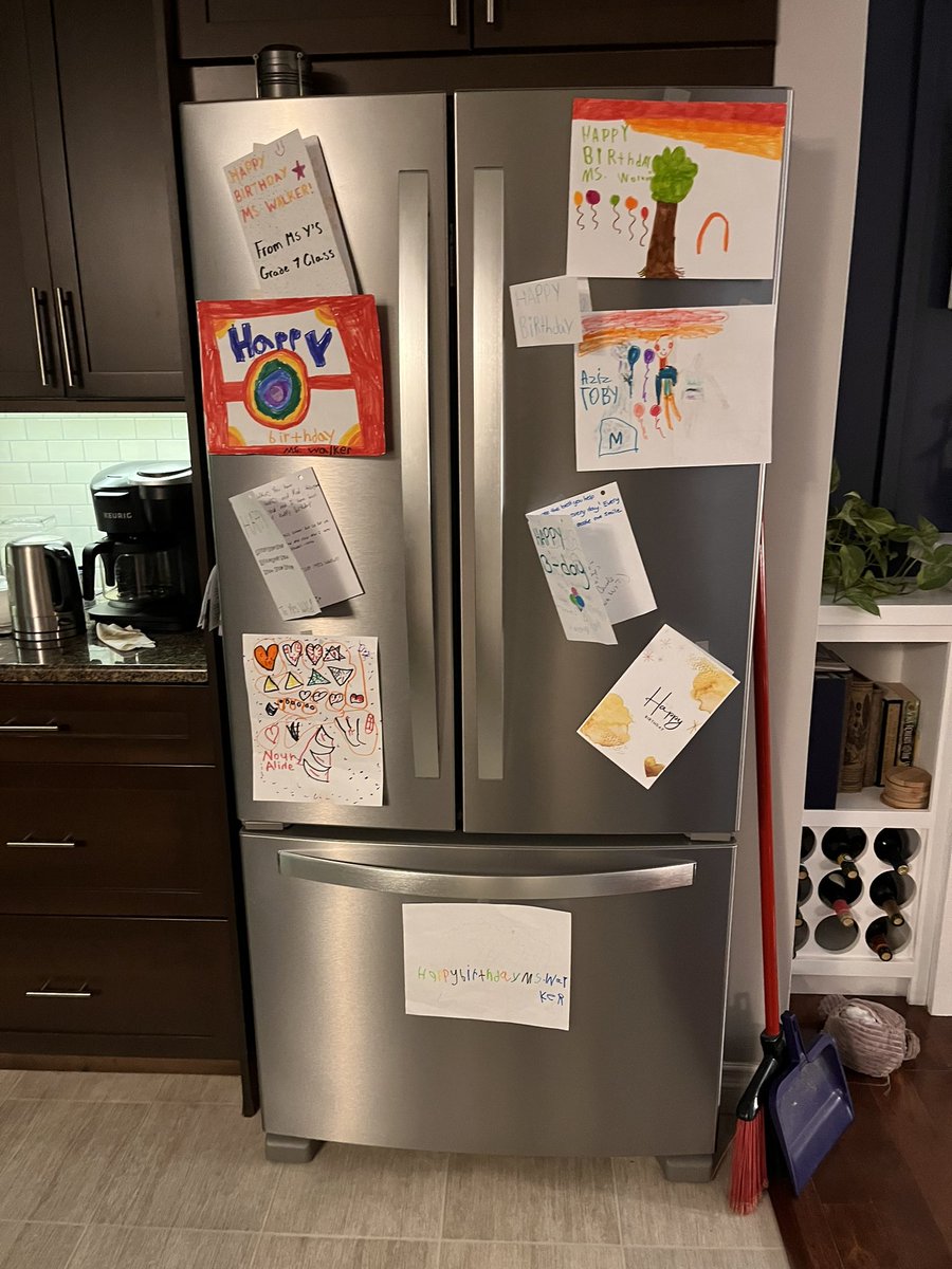 jenwalkeraj's tweet photo. When you work at a school and it’s your birthday, you feel the love!  I do love my job and my nuggets!!  Thank you for a great day!!🤗 #ramsrock @krislynds https://t.co/BYRXDh4PbT