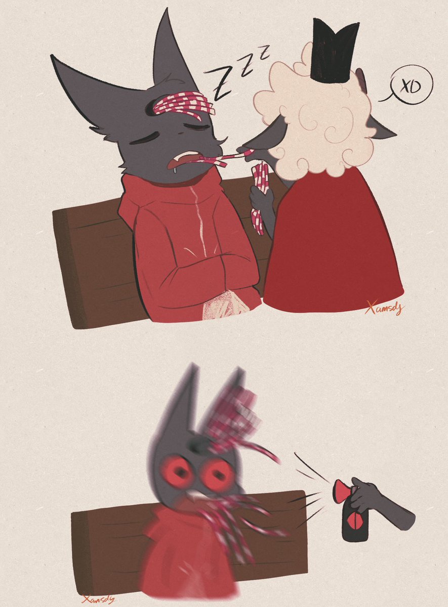 xamsdy's tweet photo. My hc is narinder usually falls asleep at Lamb's sermons
#cultofthelamb #cultofthelambfanart https://t.co/4Ix3oCzyu1
