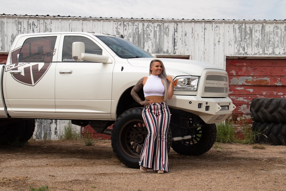 The Cummins Cowgirl on Twitter: "Just a girl and her truck 🤍 https://t