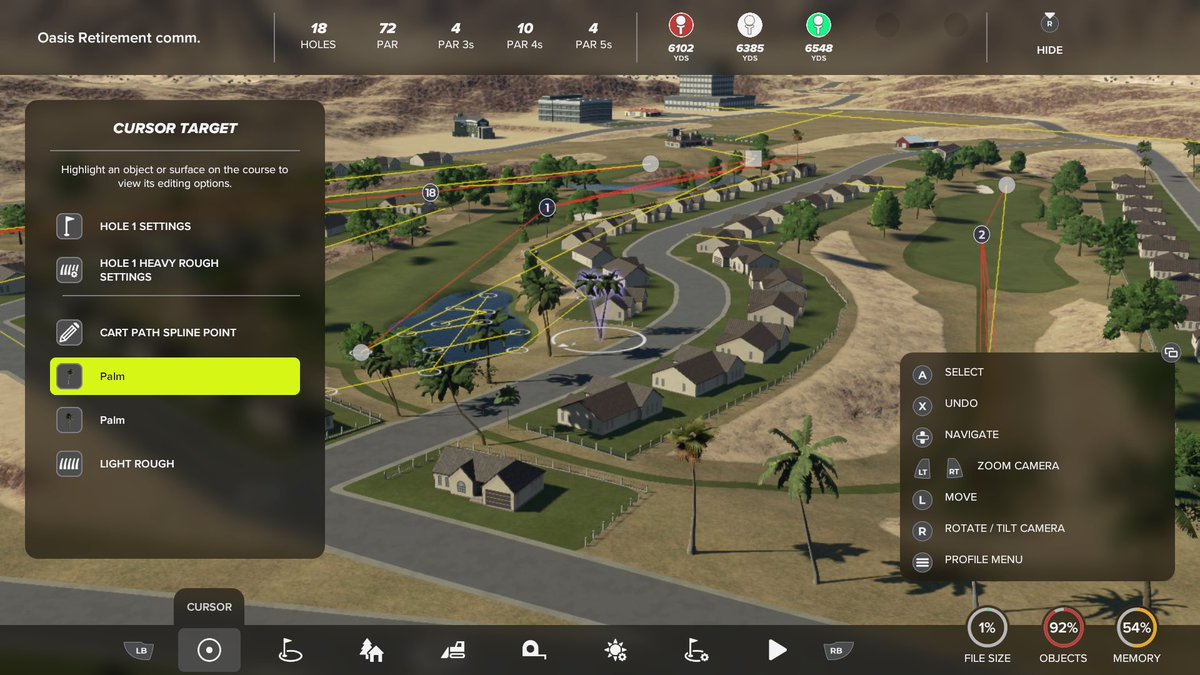 TDunlop07's tweet photo. Iโm loving the improvements to #CourseDesigner in #PGATOUR2K23
There small simple changes but the menu moves quick, planting seems way faster & splining fences is dope!
How did we not get splined OB???
@PGATOUR2K @Crazycanuck1985
@2K @hb_studios https://t.co/nQ8aorTT3Q
