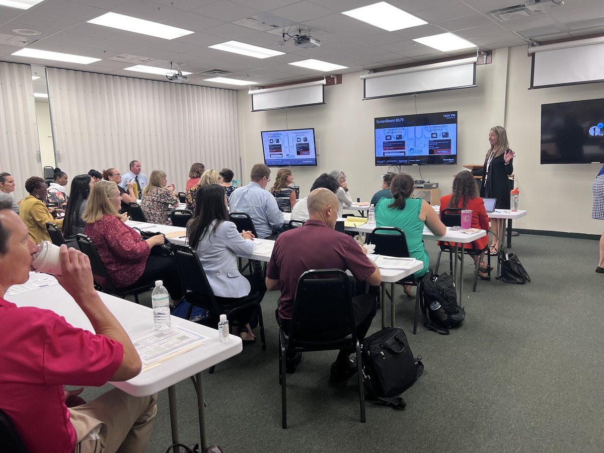 Leaders instill in their people a hope for success and a belief in themselves.
Positive leaders empower people to accomplish their goals.

I am proud of our <a href="/volusiaschools/">Volusia County Schools</a> Elementary Assistant Principals who stretched their thinking around instructional leadership today.