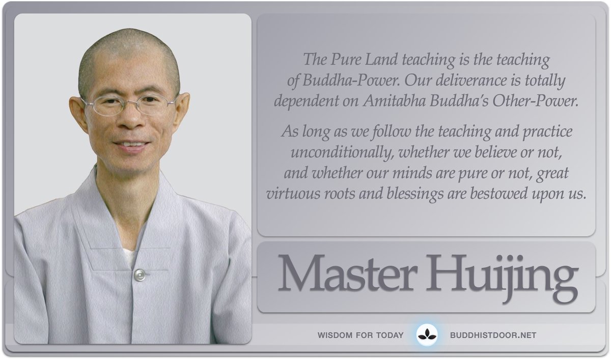 Buddhistdoor's tweet photo. #Wisdom for Today: Master Huijing
https://t.co/0CfdY1Df5g
#quotes #dharma #buddha #amitabha #amituofo #buddhism #masterhuijing #mahayana #pureland #insight #realization #liberation #awakening #mindfulness #meditation #compassion #buddhapower #otherpower #rebirth #deliverance https://t.co/n633WEoLWr