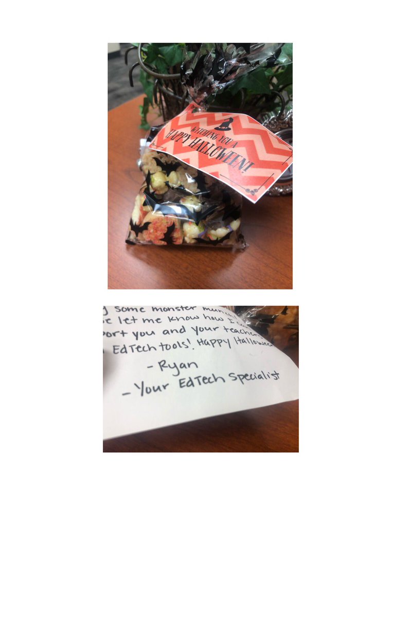 Thanks @TeachTechyELA for the sweet treat today! <a href="/cfisdts/">CFISD Technology Services</a>
