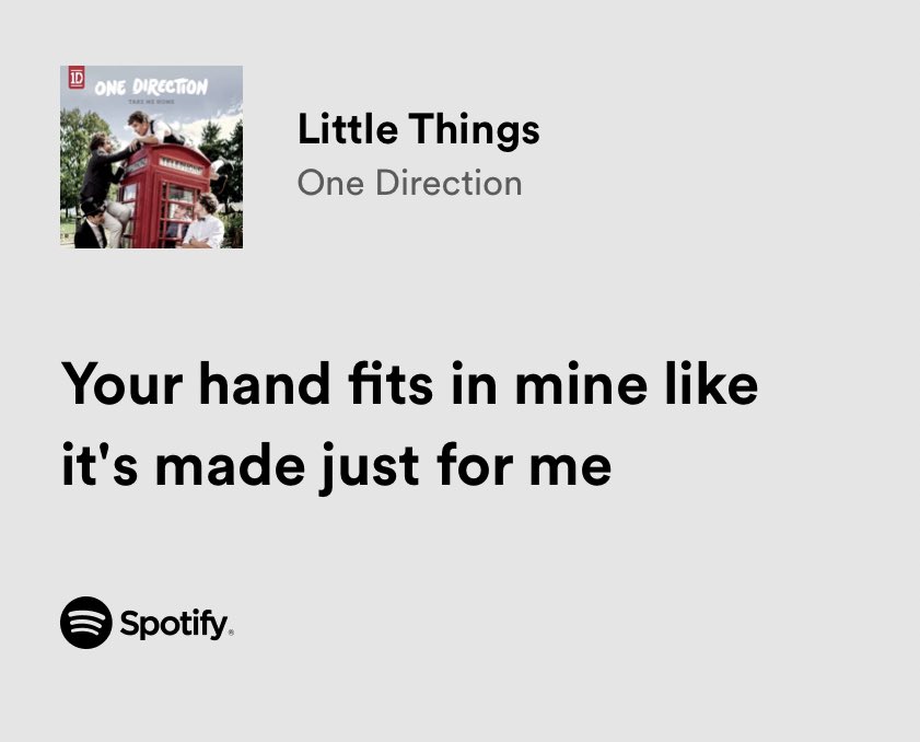 one direction / little things