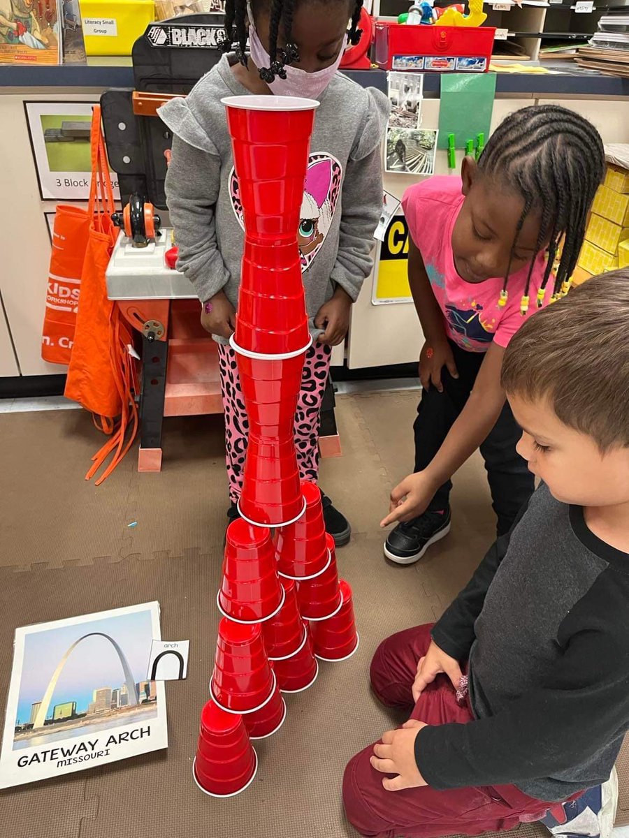 We had some Home Depot workers attending pre-K recently!! Check all those awesome buildings students are building together. #prekrocks #NNPSProud