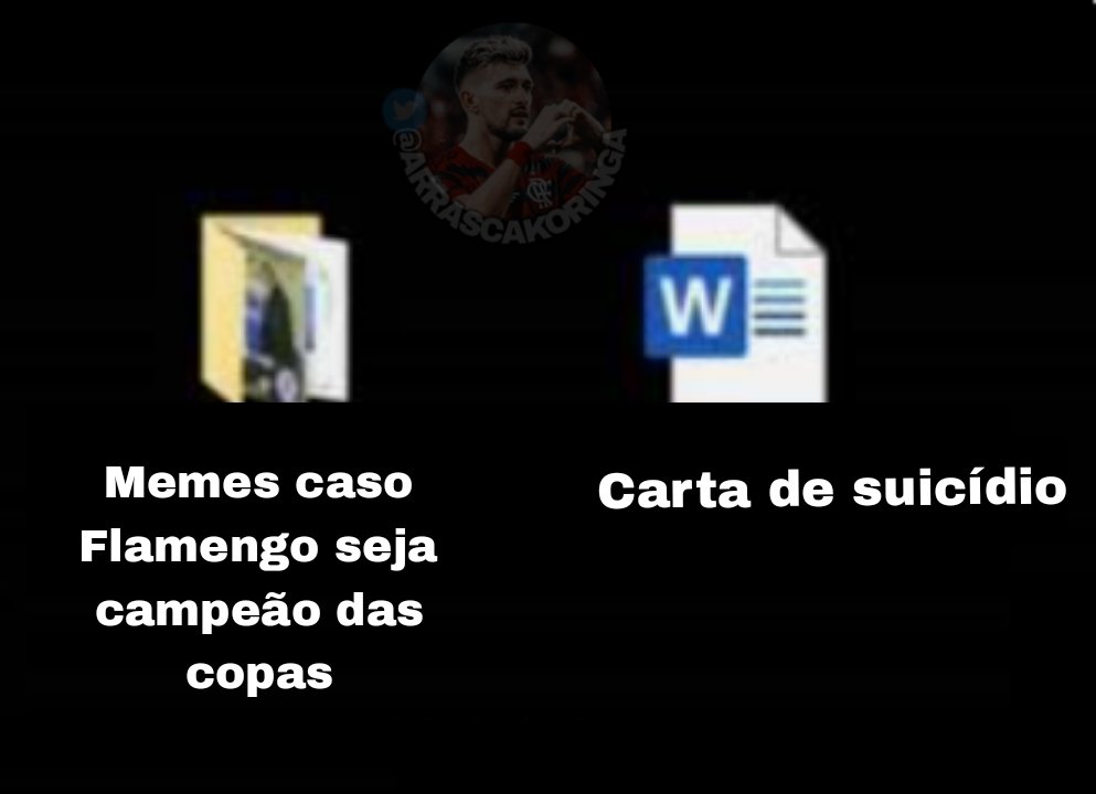 Ta em tuas mãos, Flamengo.