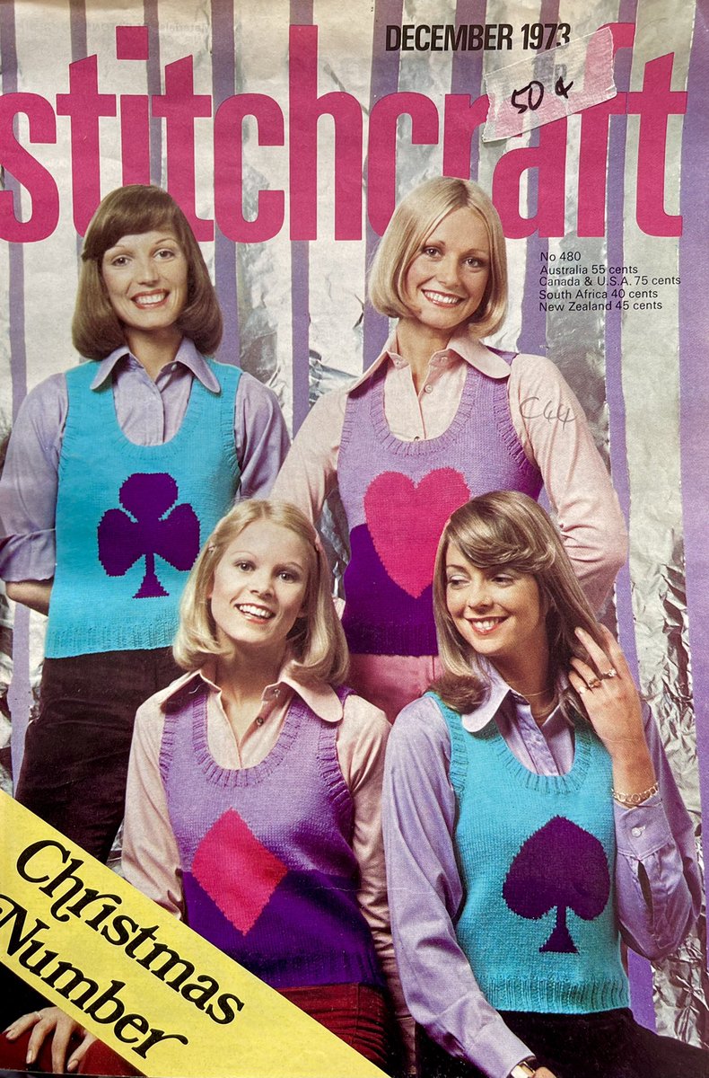 The Boyle Sisters’ tanktop plans for Christmas 2022 #1970s #TankTuesday #tanktops #fashion #knittingtopia #knitting #knit #boylesisters