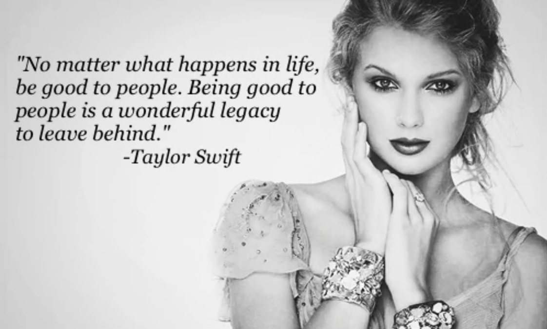 TinkSwift's tweet photo. Day 10: Favorite Quote.
"Just be yourself. There is no one better." But wow, there are sooo many more amazing quotes &amp; insights from Taylor... This could be a thread of hundreds and hundreds of examples of her wisdom, wit, and wonderfulness😍
#12DaysOfTaylor https://t.co/H7ko8wgKCL