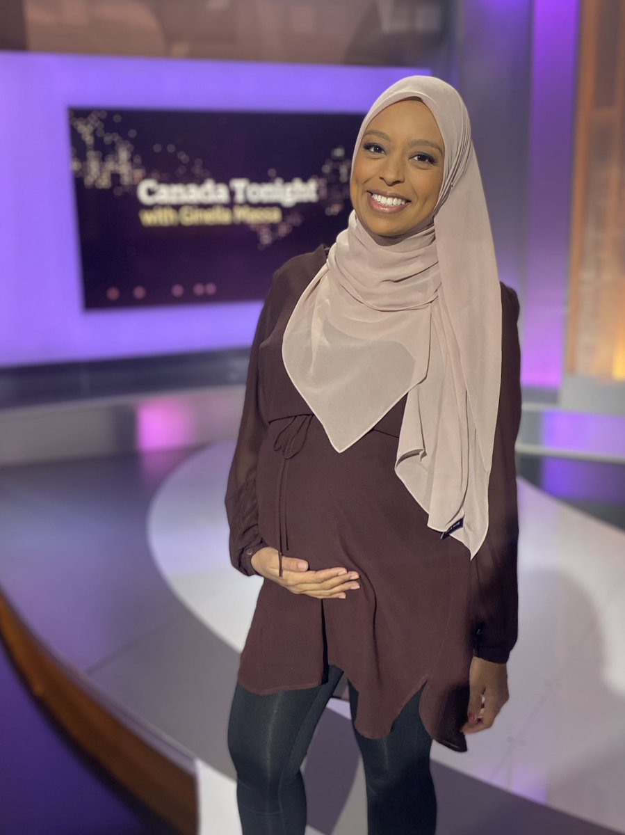 GinellaMassa's tweet photo. That’s a wrap for me on Canada Tonight as I head off on maternity leave! All the best to @dwightdrummond who takes over hosting duties for the next year starting Monday Oct 24th. See you next year! ✌🏾 https://t.co/g3FOGsCydR