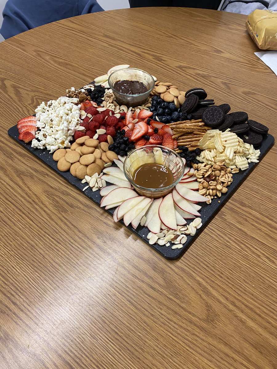 Modern cuisine had fun today creating charcuterie boards. They looked great and tasted delicious