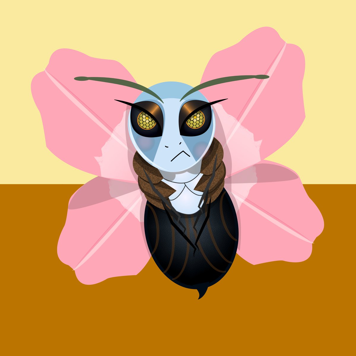 mars_ptl's tweet photo. Tulip Bee is so jealous of Iranian Women, coz they are so brave and shes just want to flee from every problems.
https://t.co/LiV9sioQXj
#NFT #NFTGiveaways #NFTCommunity #ETH #Etherum #NFTartist #NFTshill #jealousbee #NFTjapan   #nftcollector #NFTcollections #opensea #OpenSeaNFT https://t.co/a4pnr4xmRA