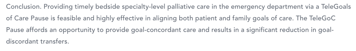karlbezakmd's tweet photo. Presented our initiative "TeleGoals of Care Pause" tonight at #mipcc22. TAKE HOME: #telepalliative #telehealth aligns goals of care for #criticallyill patients in the emergency department @UPMC. The potential impact on #patientqualityoflife and #healthcaresavings could be huge. https://t.co/vsLg0JKEh2