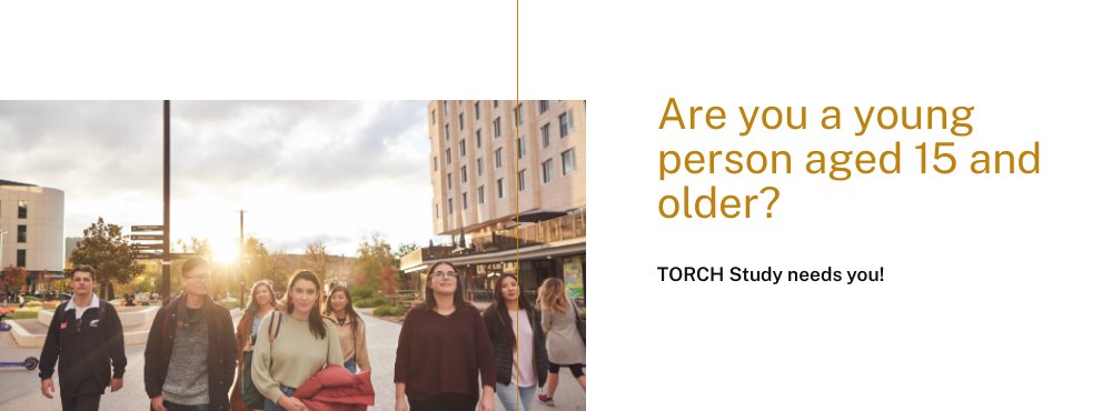 TORCHStudy's tweet photo. Are you a young person aged 15 and older? The research study will consist of three short online surveys, and you will enter a prize draw for an Apple iPad.
Find out more about the study and participate in the first online survey here:  https://t.co/INWlskUWX5 https://t.co/cFPfGRcfTJ