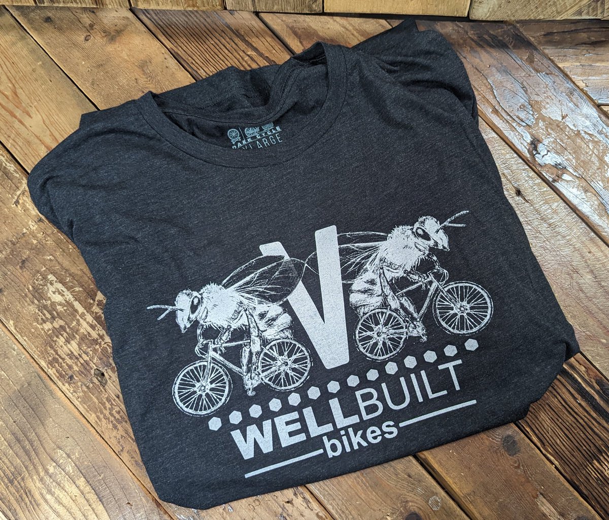 Check out these 5 yr anniversary shirts that <a href="/DarkCycleAdam/">DarkCycleClothing</a> partnered with us to make! 

This is a limited run (only 100) Come get yours and our celebration on Sunday, Oct 30th from 12-3pm

Shirts will be 25 bucks while they last! 

#WellBuiltCity