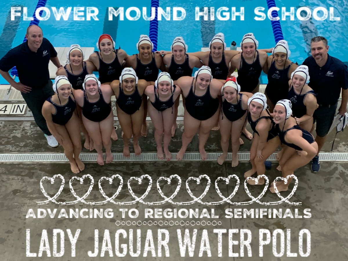 Lady Jaguars 🐆 will take on Rockwall-Heath in the Semifinals this Saturday at the LISD Westside Aquatic Center. Time is TBD. Winner advances to Regional Final later that day! #RoadToState #ItsOurTime #FillTheStands #ThisIsOurHouse #JagFaMily #UILWaterPolo