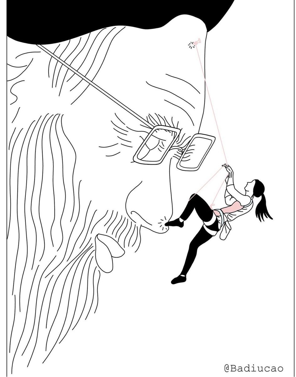 الناز رکابی 
طرح از بدایوسائو، کارتونیست سرشناس چینی

#الناز_ركابى 
#مهسا_امینی