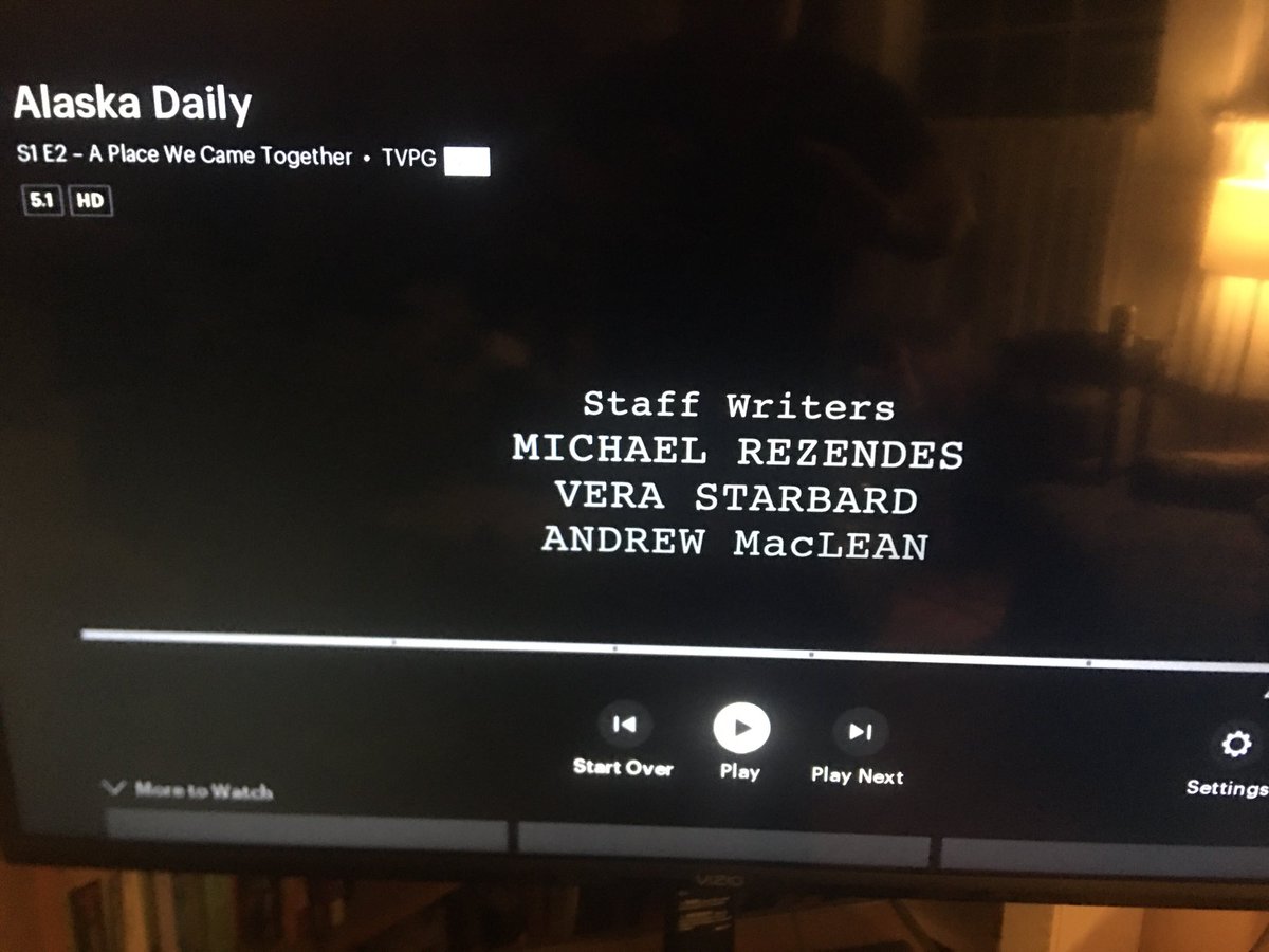 Watching ABC’s new “Alaska Daily” about reporters trying to solve murder of an Indigenous woman and credits roll. Appears Tom McCarthy (writer/director of “Spotlight”) is behind show and he tapped an old ink-stained pal to help. ⁦<a href="/MikeRezendes/">Michael Rezendes</a>⁩