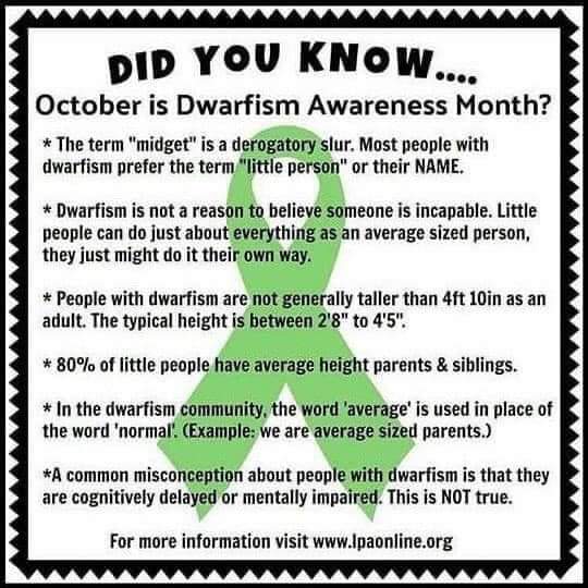 tlc_aussie's tweet photo. Put this on your calendar! Next Tuesday, the 25th is National Dwarfism Awareness Day. This is near &amp; dear to me as my # 1 guy (my 8 yr old) has the most common type, achondroplasia. Please wear green that day &amp; post pictures! He loves to see them! I will post again soon! 
💚💚💚 https://t.co/SELUJUWtRZ