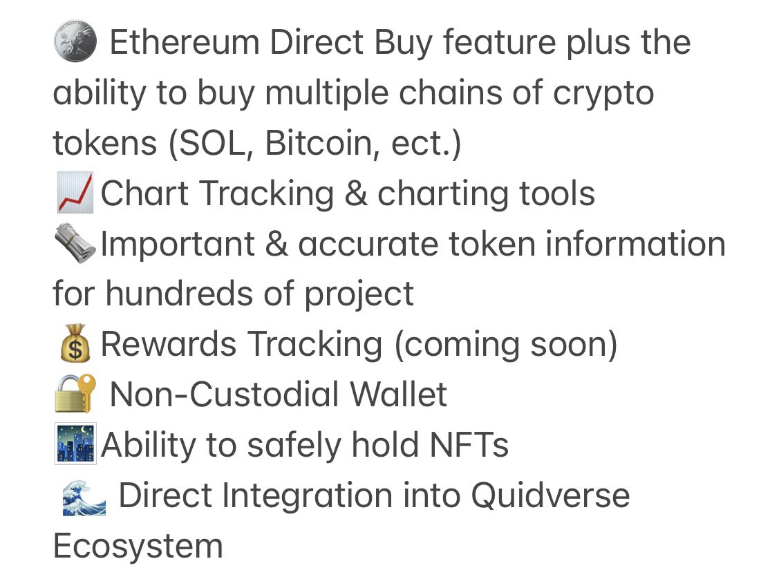 quidikatoken's tweet photo. If you haven’t tried out the new #QuidityApp what’s your excuse!? All of these features plus more in the works🔥We need YOUR feedback to find any bugs that may still need fixed! Join the #Quidverse Discors to find app access!🤝 #Crypto #CryptoNews
https://t.co/McRjq2mpPx https://t.co/p3GjEzCm9C