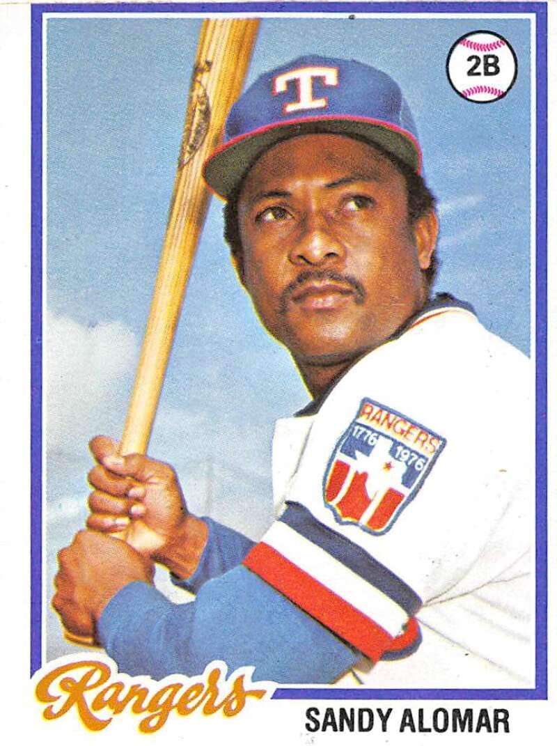 Happy Birthday to former infielder Sandy Alomar Sr.   Alomar Sr played in 93 from 1977-1978. 