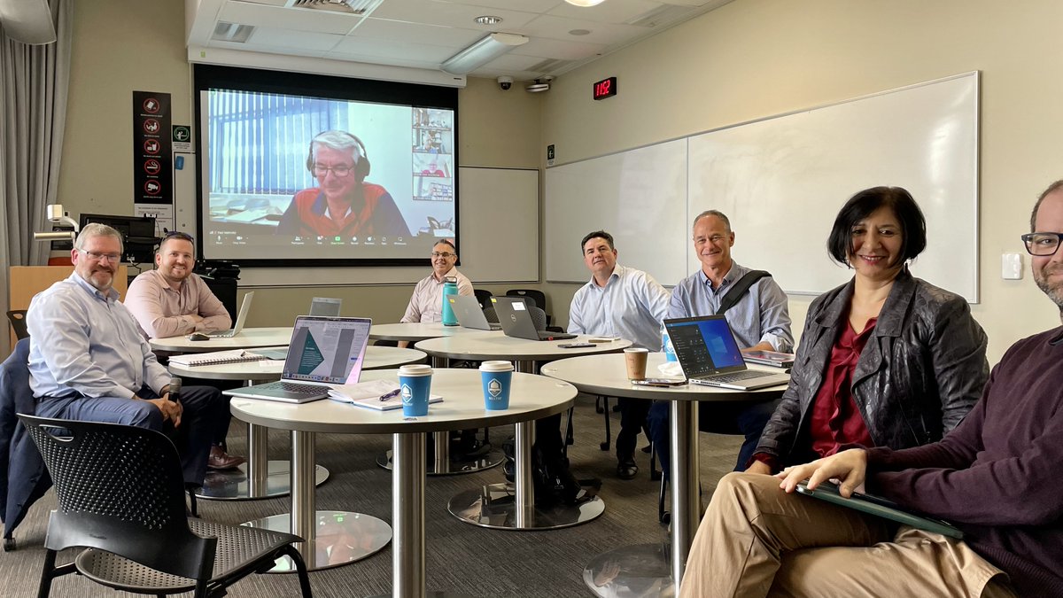ResilienceUniSQ's tweet photo. Working together for the regions: @ProfJohnMcVeigh (RECoE Chair), Ben Norling (@TheYellowCo) @brentwritchie (UQ) @Ben_Lyons_ &amp; @geoffwoolcock (UniSQ), Hurriyet Babacan &amp; @EconIanMacK (UQ), (onscreen) Paul Walmsley (DAF), John Rolfe (CQU), Allan Dale (JCU), Delwar Akbar (CQU). 2/2 https://t.co/csol5oNOXH