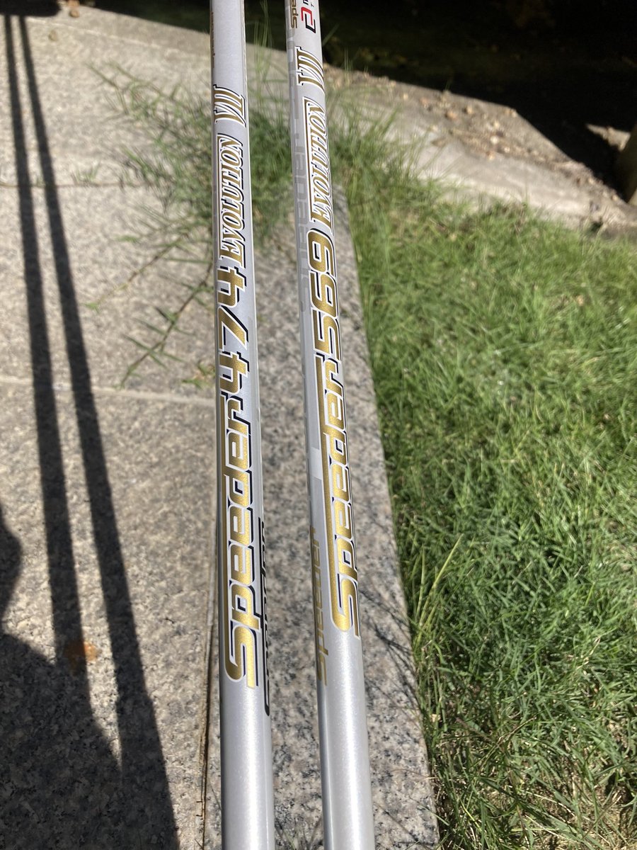 tamapon04055963's tweet image. 来たよ〜

＃フジクラ
＃スピーダー
＃EVOLUTION7
＃474

#569
から軽くしてみた
総重量はジスト300g
5g程度軽くなった。

さてと
早速土曜に初打ちやわ
どんな球、距離がでるか
楽しみだ