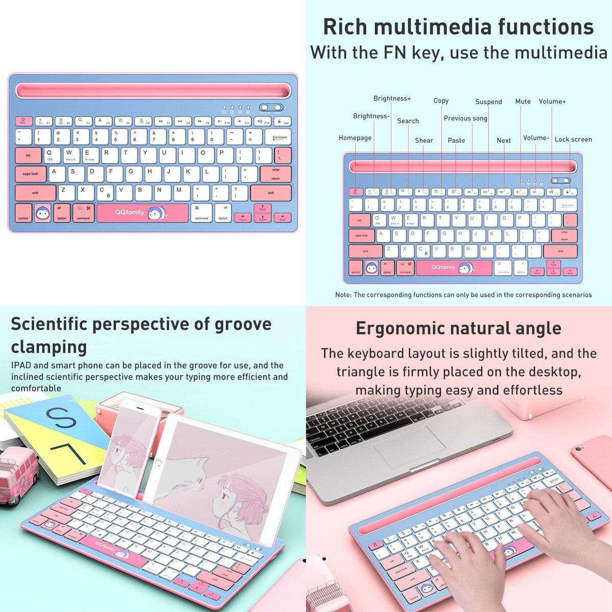 SunskyOnline's tweet image. [$20.36]Wireless Bluetooth Charging Silent Keyboard
✅iPad and smart phone can be placed in the groove for use
✅Mini small, light and portable
✅Rich multimedia functions
Shop Item #: EDA003780401A
Shop Now👉bit.ly/3ESnYIL
☎+86-15211608434
#WirelessKeyboard #PCKeyboard