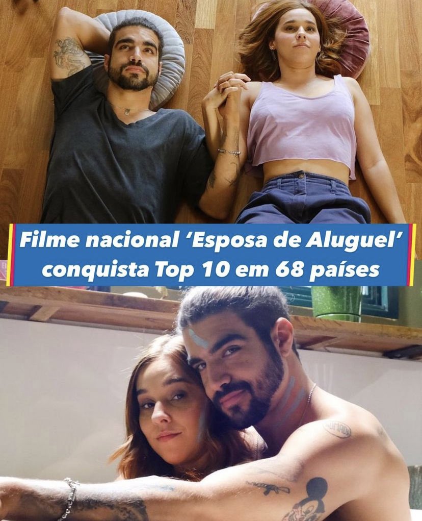 nanarude's tweet photo. FENÔMENO: A nova comédia romântica nacional da Netflix, #EsposadeAluguel’, estrelada por #CaioCastro e #ThatiLopes, se tornou um fenômeno não só no Brasil.Em sua semana de estreia, a produção se consagrou como o…➡️Saiba mais: https://t.co/As2SRvs6Pt https://t.co/B6CeVfalsZ