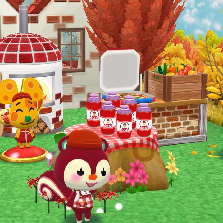 busylakeACPC's tweet photo. レストランで販売していたぺしトマは、実は最近バイトで入ったグミさんが気に入って、いつも買い占めて飲んでいました。
なので、シュバルツが注文する閉店間際には売り切れて、なくなっていたのです。
#ポケ森 #どうぶつの森 #ポケ森写真部 #ポケ森ニンドリ #OnlyRoscoeLeftAlive https://t.co/XbXBldIxdI