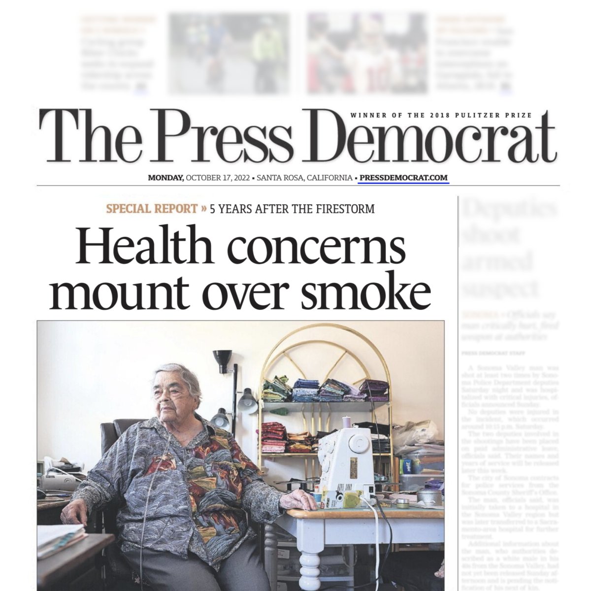 Smoke from the 2017 Tubbs Fire left health effects that residents still struggle with today, according to @NorthBayNews. Fires are destroying our quality of life. Vote #YESon30 TODAY to prevent these devastating wildfires.