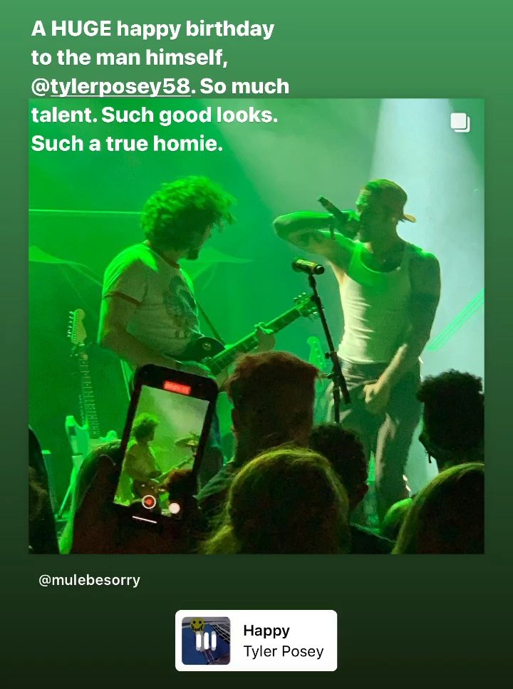 tylerpupdates's tweet photo. 📸 | Adam Mule via Instagram Story:

"A HUGE happy birthday to the man himself, @tylerposey58. So much talent. Such good looks. Such a true homie." https://t.co/zbtU4Rh5ot