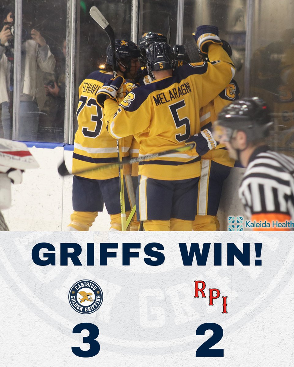 An electric win tonight!

Back at it again on Friday.

<a href="/KaleidaHealth/">Kaleida Health</a> | #Griffs