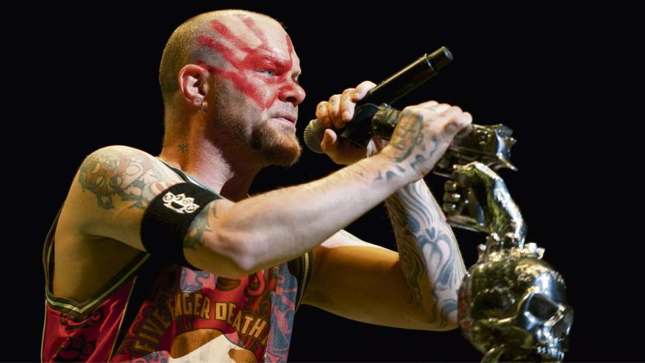MotleyMetalLive's tweet photo. Ivan Moody, vocalist for Five Finger Death Punch, has recently announced that he will be retiring from metal after one more 5FDP album https://t.co/7k3kKZKd0k