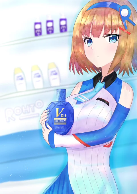 ロート製薬の根羽清ココロちゃんとサントリーの燦鳥ノムさん #みんなも貼ろう突然の推し 
