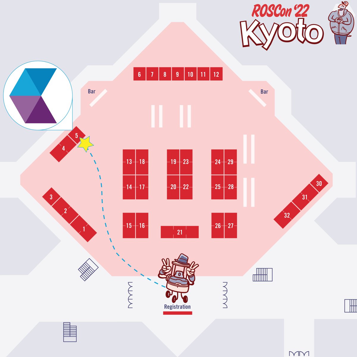 Organizing your schedule for #ROSCon2022? We've got a plan for you!! 🛣 🤖 

Visit us at booth #5 (next to the bar!) and explore how we can build great #teams to make robots happen together.

#PoweringYourIngenuity 💡🚀 

#ROSCon #robotics #robots #simulation #navigation