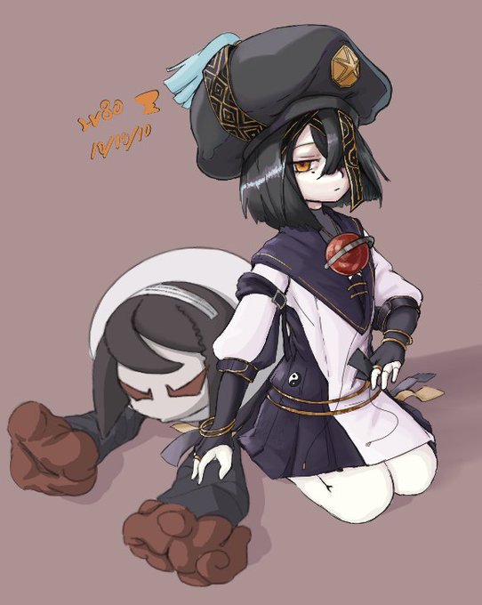 折角なのであんまりfgo絵描いてないけど徐福ちゃんだけみて...。 