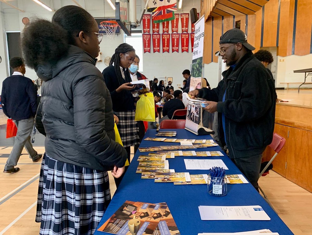 crawfordacad's tweet photo. #AdventistUniversityFair is back!  Our Juniors &amp; Seniors met with recruiters to talk about programs, admissions &amp; scholarships. https://t.co/YpoB11lpFu