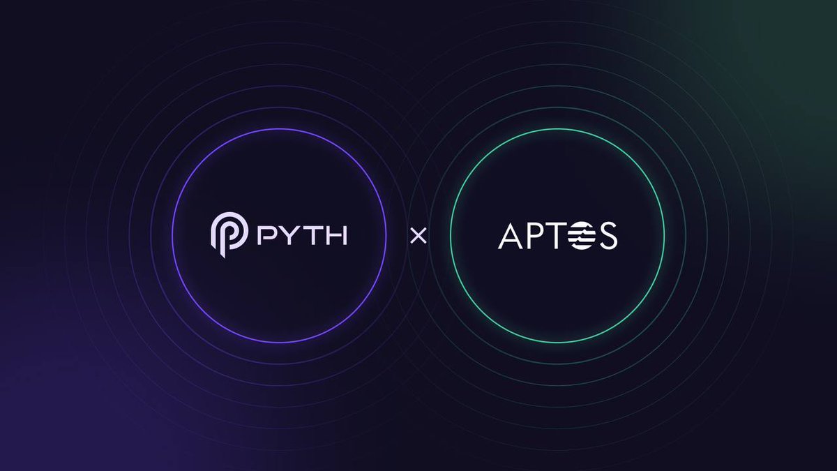 PythNetwork's tweet photo. We are excited to announce that Pyth data feeds are now available on Aptos mainnet 🔮

Thanks to @wormholecrypto and @AptosFoundation, we are proud to enable any Aptos application to become #PoweredByPyth

Learn more in the 🧵👇 https://t.co/jJSNciAHw2