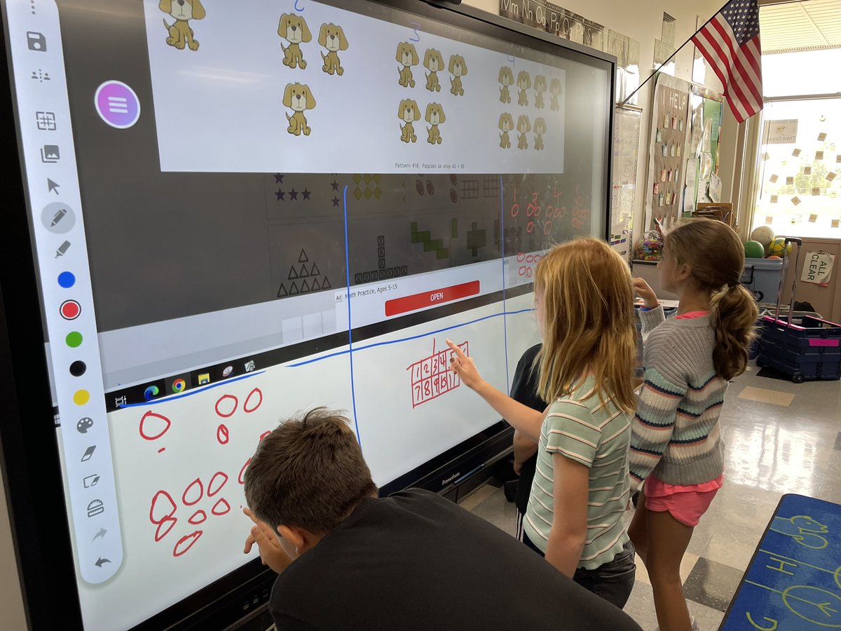DavidsonMViT's tweet photo. Explaining our thinking #visuapatterns #mvitsimi #simischools #thirdgraderocks https://t.co/SjB6Dv1yAi