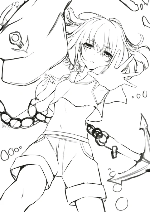 近いうちに描く(かもしれない)東方キャラのクソ雑ラフ 