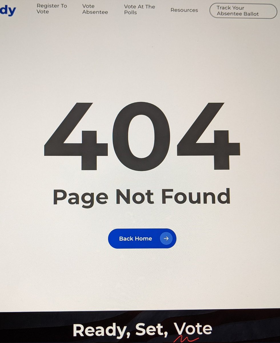 DisabilityC_IA's tweet photo. We take voting while disabled seriously. Hey, @IowaSOS we noticed that your special Voter Ready website https://t.co/DaXgk2daML has a giant 404 error (thanks, we def can read it) under "Disability Resources." Can you fix this? #VotingWhileDisabled #IowaVoter https://t.co/blfIZjnRau