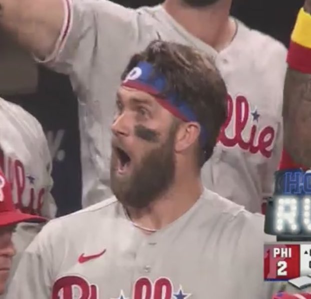 David_Drea's tweet photo. When you hear “Dancing on My Own” come on the radio… 

#RingTheBell @Phillies @MLB https://t.co/JRnCPutT4Y