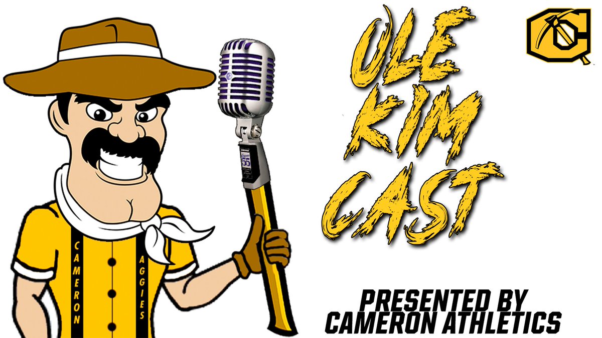 cuaggieathletic's tweet photo. The time has come. We will release the first episode of the Ole Kim Cast tomorrow. Hosted by your very own @itskmike10! Follow the link or check out our YouTube Channel, Cameron Aggies.
#BackTheAxe⛏
https://t.co/rdSMX5fP70 https://t.co/HvfHDIJfYc