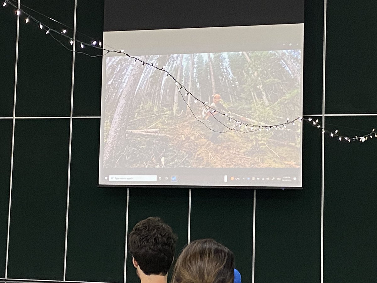 SD27_CP's tweet photo. Great turnout for tonight’s Junior Fire Crew parent information session. We are incredibly fortunate to welcome one of our past JFC graduates to host this event. #careergoals @SD27_CC https://t.co/NVgwwLfvx7