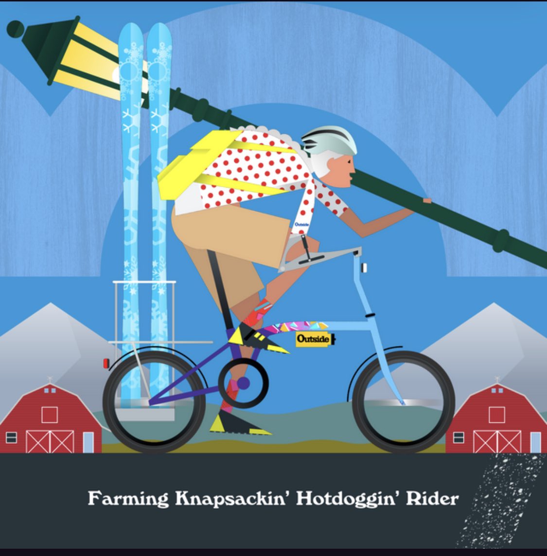 Awesome seeing the work coming from <a href="/Outsideio/">Outside.io</a>! I’m excited and curious about #Web3 finally making its debut in the outdoor space! 

Picked up this dude today! #NFT 

#Outdoors #ExploreMore #cycling #nftart #biking #NFTdrop